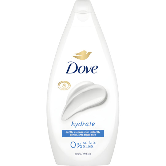 Dove Hydrate Body Wash 450ml – UK Made, Available in Beirut