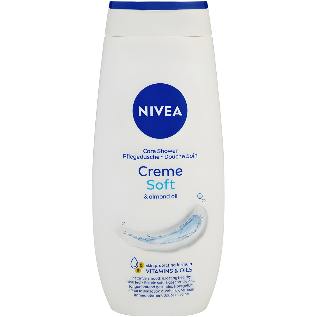 NIVEA Creme Soft Shower Cream 250ml – EU Made – With Almond Oil – Lebanon

