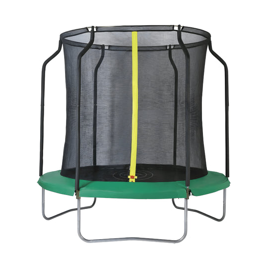 CRIVIT Trampoline with Safety Enclosure – Ø 244 cm | For Kids 6+ | Outdoor Use