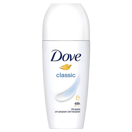Dove Classic Anti-Perspirant Roll-On 50ml – UK Made for Women