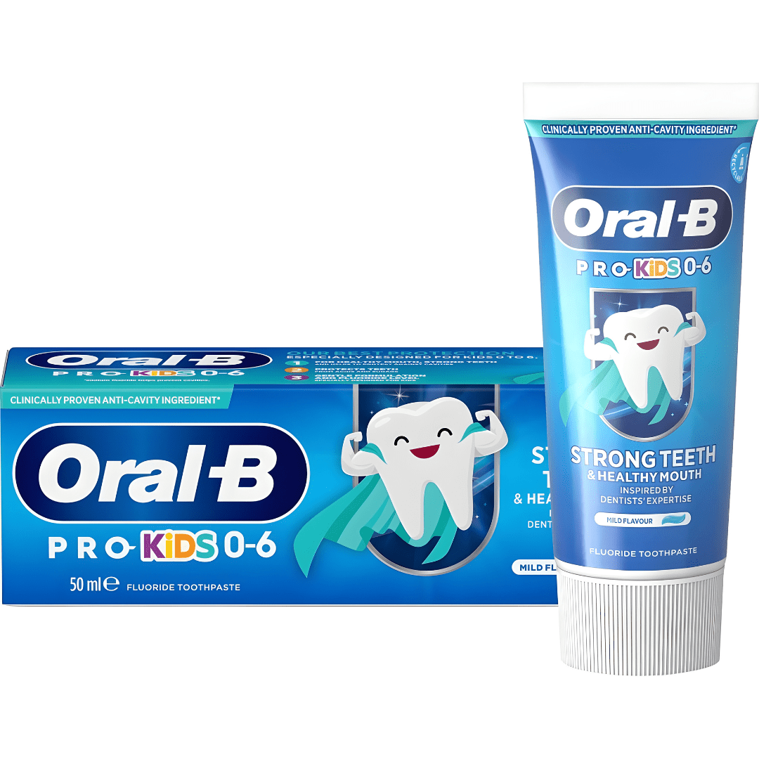 Oral-B Pro Kids Toothpaste 0–6 Years 50ml – EU Made – EUROPEAN HOUSE HOLD
