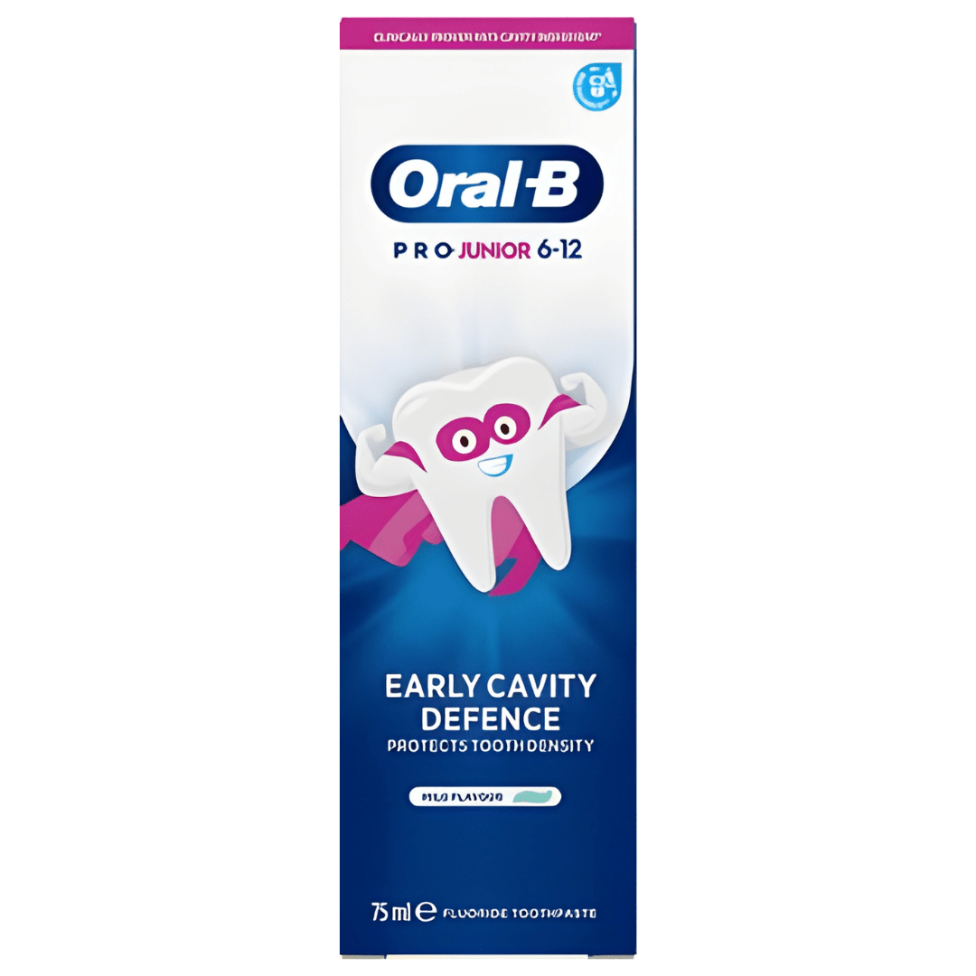 Oral-B Pro Junior Toothpaste 6–12 Years 75ml – UK Made