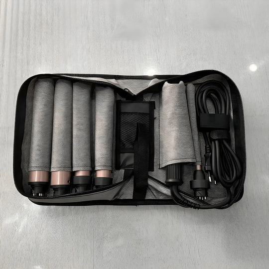 5-in-1 ceramic curling wand set with digital display – available in Lebanon