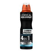 L’Oréal Carbon Protect Deodorant 250ml – UK made 4-in-1 men’s spray, 48H odor and sweat protection, available in Beirut Lebanon