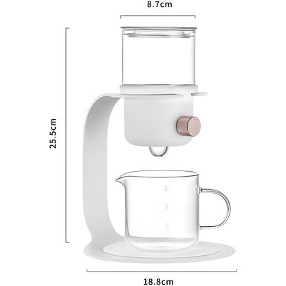 Super Premium Semi-Automatic Tea & Coffee Server – Dual Purpose Brewer (400ml)