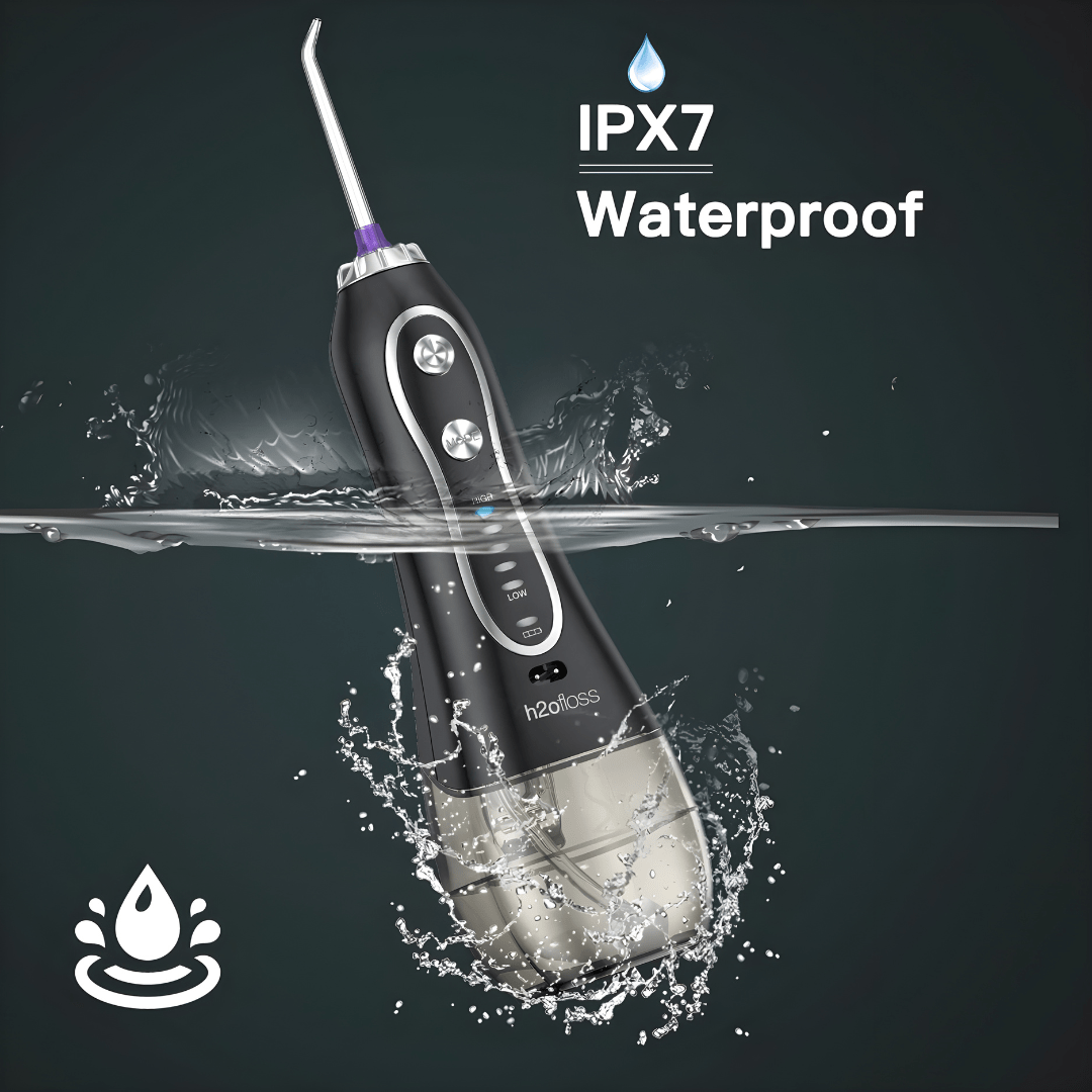 HF-6 cordless oral irrigator with 5 nozzles – dental flosser in Beirut Lebanon