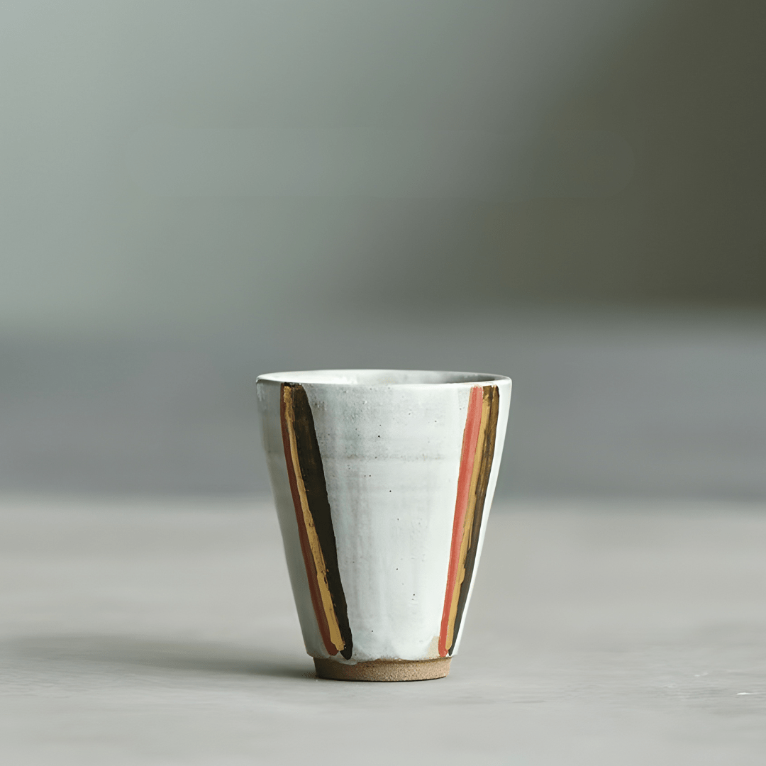 Handmade 30ml Ceramic Aroma Cup – Hand Painted Stoneware