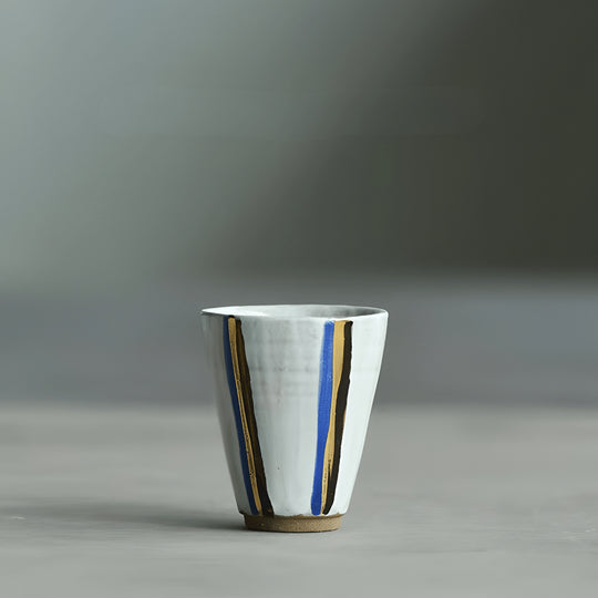 Handmade 30ml Ceramic Aroma Cup – Hand Painted Stoneware