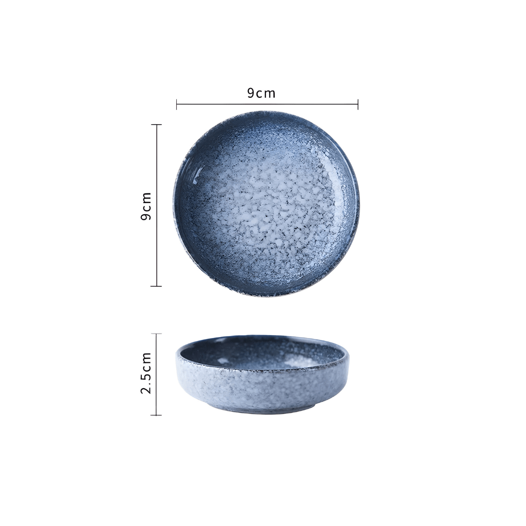 100ml Mini Handmade Ceramic Seasoning Dish – 5 Elegant Colors