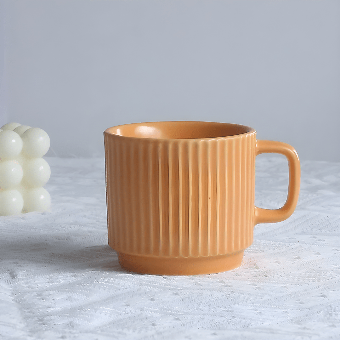 260ml pastel candy color ceramic mug with textured finish – Beirut Lebanon