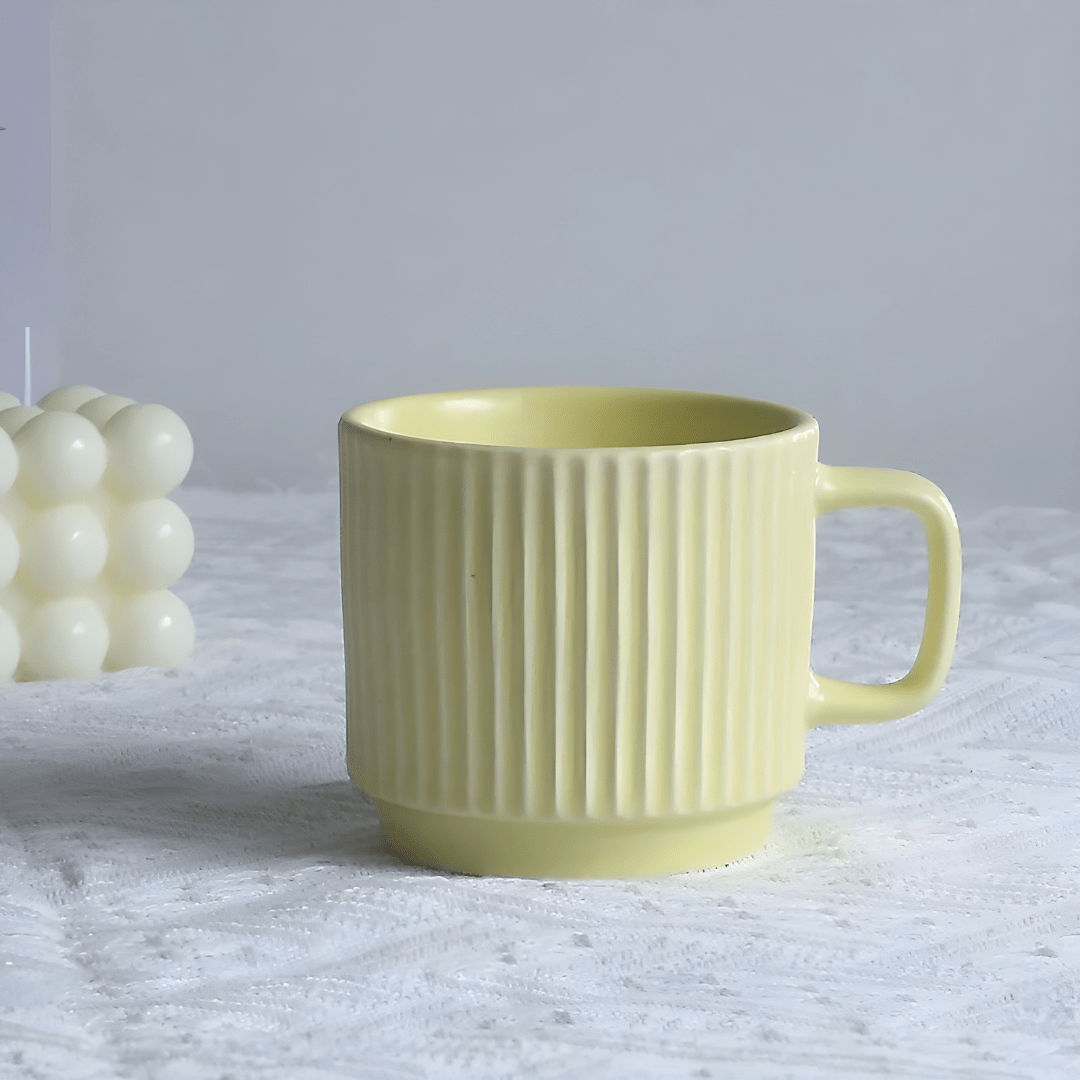 260ml pastel candy color ceramic mug with textured finish – Beirut Lebanon