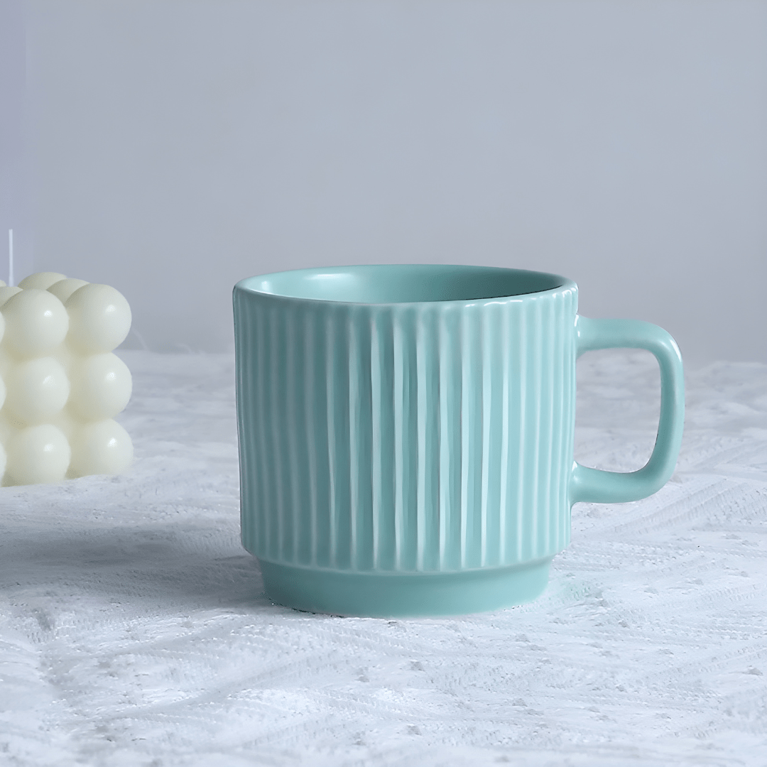 260ml pastel candy color ceramic mug with textured finish – Beirut Lebanon