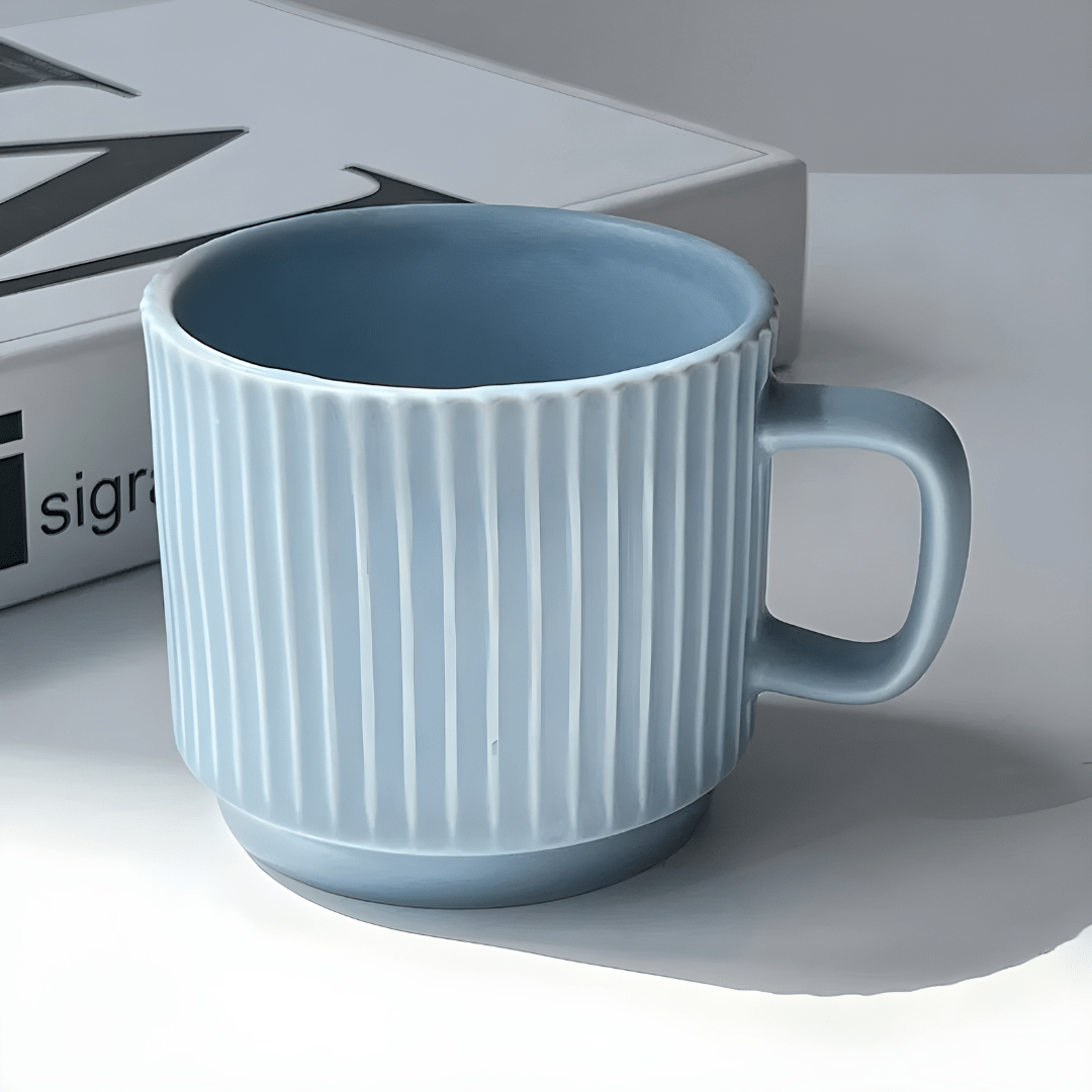 260ml pastel candy color ceramic mug with textured finish – Beirut Lebanon