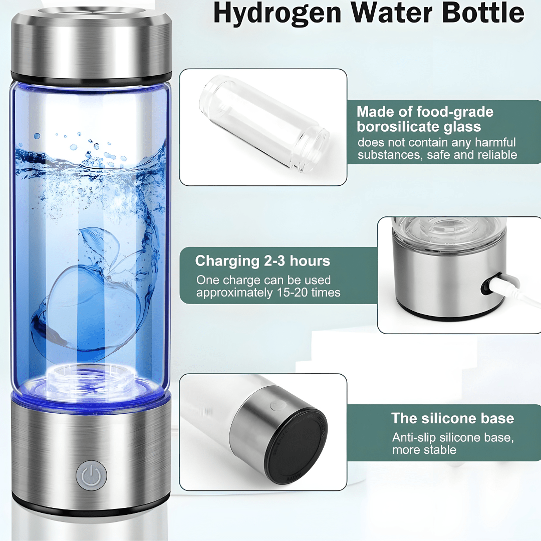 Hydrogen water bottle benefits – anti-oxidation, skin care, metabolism boost – available in Beirut Lebanon