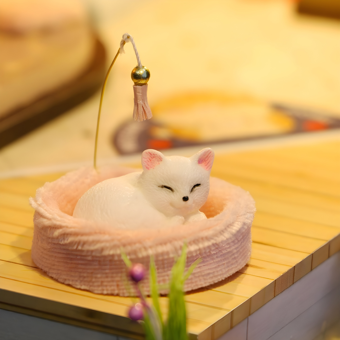 DIY Miniature Cat Café Garden with LED lights, music, and plexiglass dust cover – perfect for miniature collectors & DIY lovers in Beirut Lebanon.

