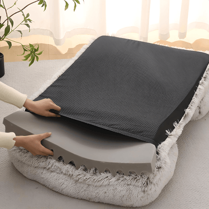Orthopaedic Dog Bed for Large Breeds – 120×80×20 cm, Gray