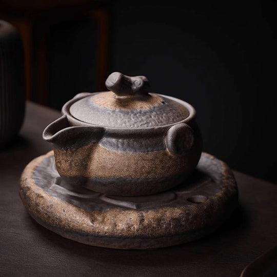 Retro Teapot Set with Water Base – 270ml + 2 Cups | Beirut