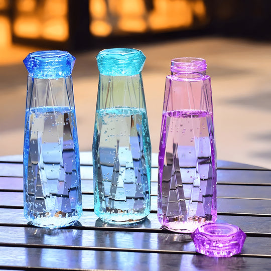 500ml Stylish Glass Bottle with Lid