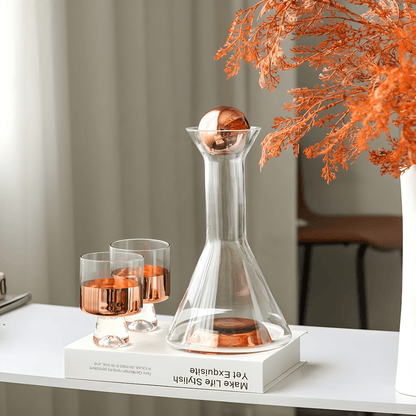 Elegant glassware set for modern home and bar in Beirut Lebanon
