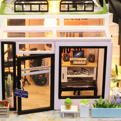 Miniature Music Studio DIY Kit with Dust Cover Beirut Lebanon