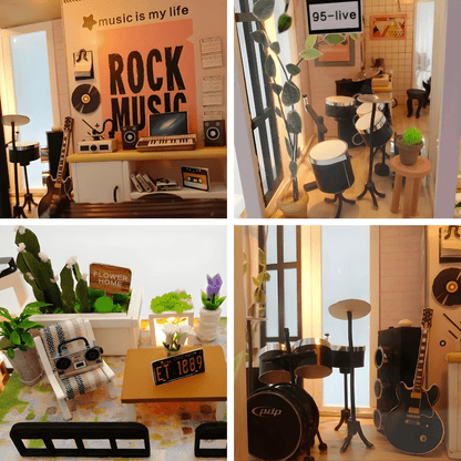 Miniature Music Studio DIY Kit with Dust Cover Beirut Lebanon