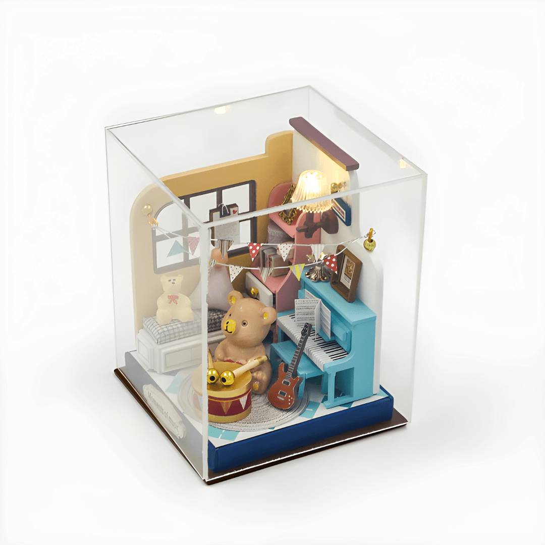 DIY Miniature Moments of Music Kit with LED Light and Dust Cover – Beirut