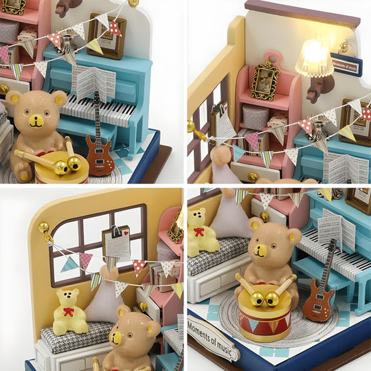 DIY Miniature Moments of Music Kit with LED Light and Dust Cover – Beirut