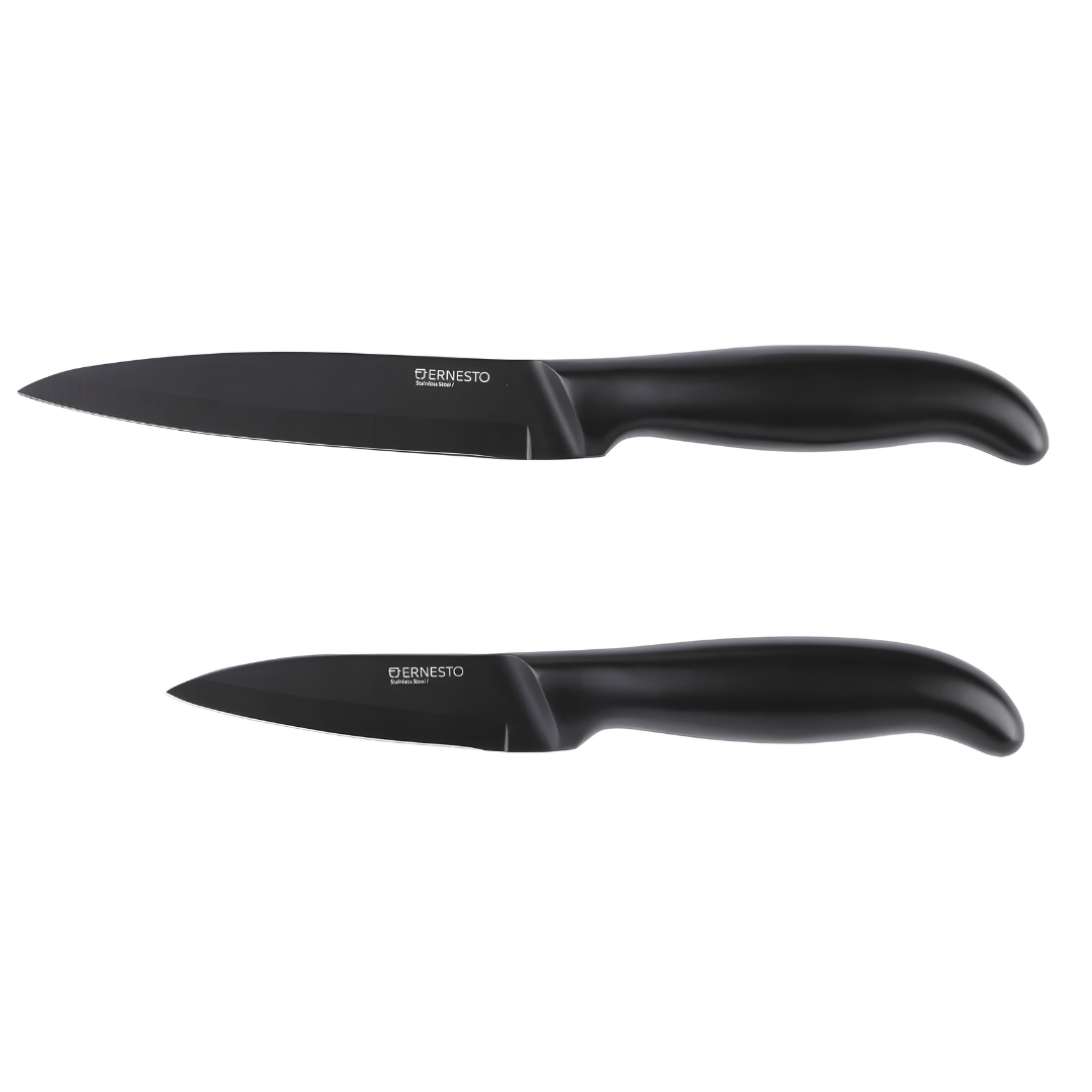 Set of 2 premium knives 12cm and 8.5cm sharp stainless steel