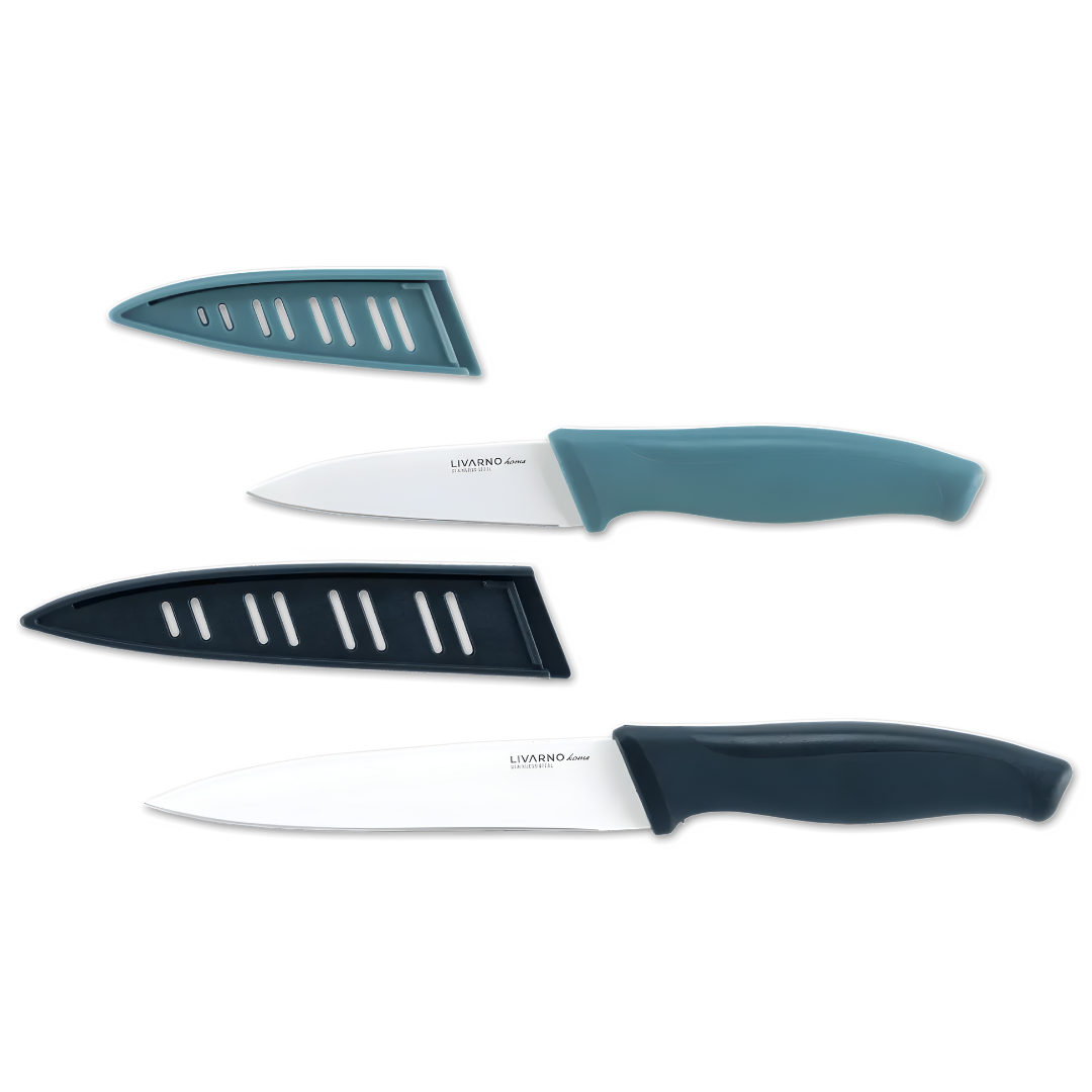 Multipurpose kitchen knife with protective cover – Livarno Home