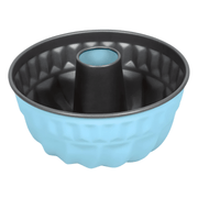 ERNESTO® Bundt Baking Pan with ILAG® non-stick coating in blue – 31.9×13×7.3cm.