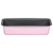 ERNESTO® rectangular non-stick cake tin in blue – size 32×13×7.3cm, ideal for baking bread, cakes, and loaf recipes.
