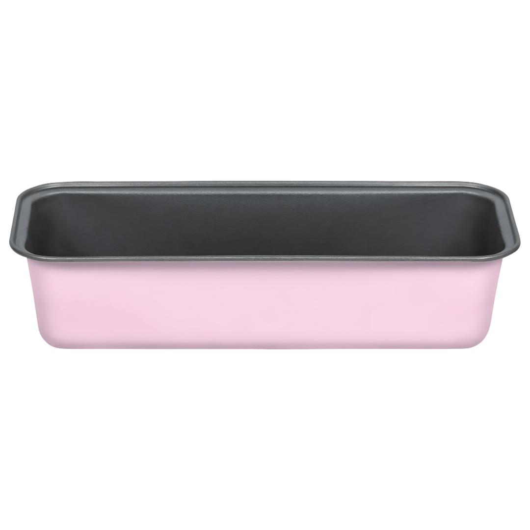 ERNESTO® rectangular non-stick cake tin in blue – size 32×13×7.3cm, ideal for baking bread, cakes, and loaf recipes.