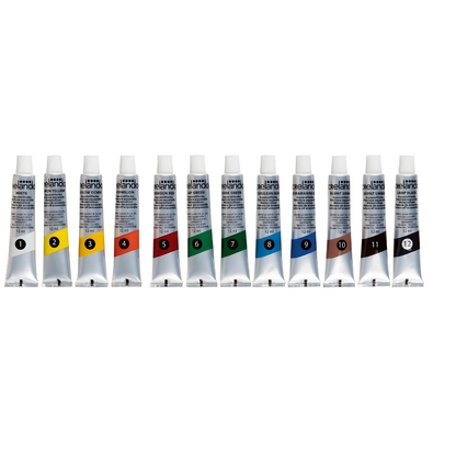 Crelando Watercolor Paint Set – 12 Vibrant Colors (12ml Tubes)
