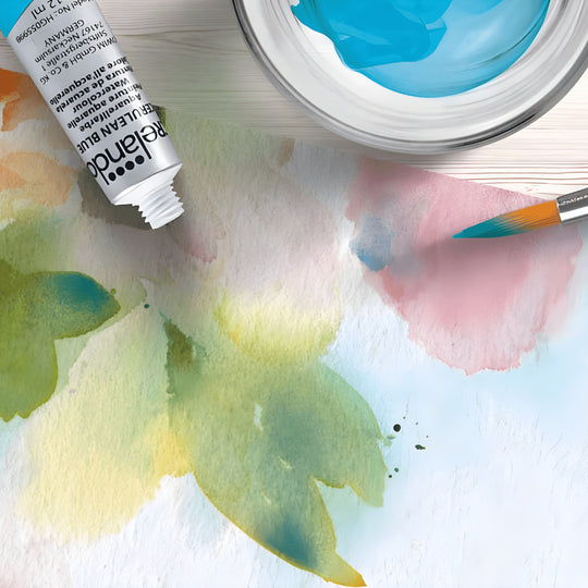 Crelando Watercolor Paint Set – 12 Vibrant Colors (12ml Tubes)