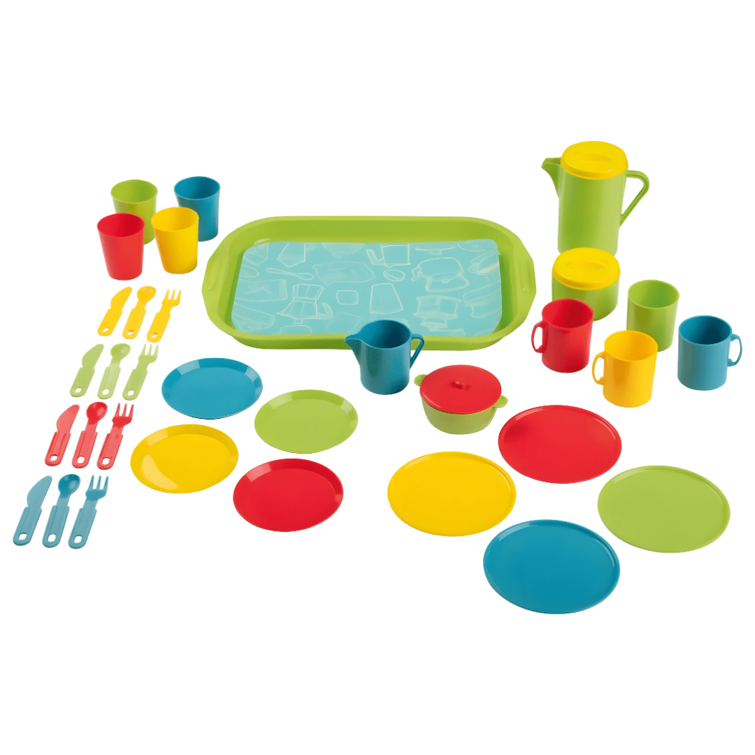 Playtive premium toy kitchen set high-quality plastic role play kit for kids