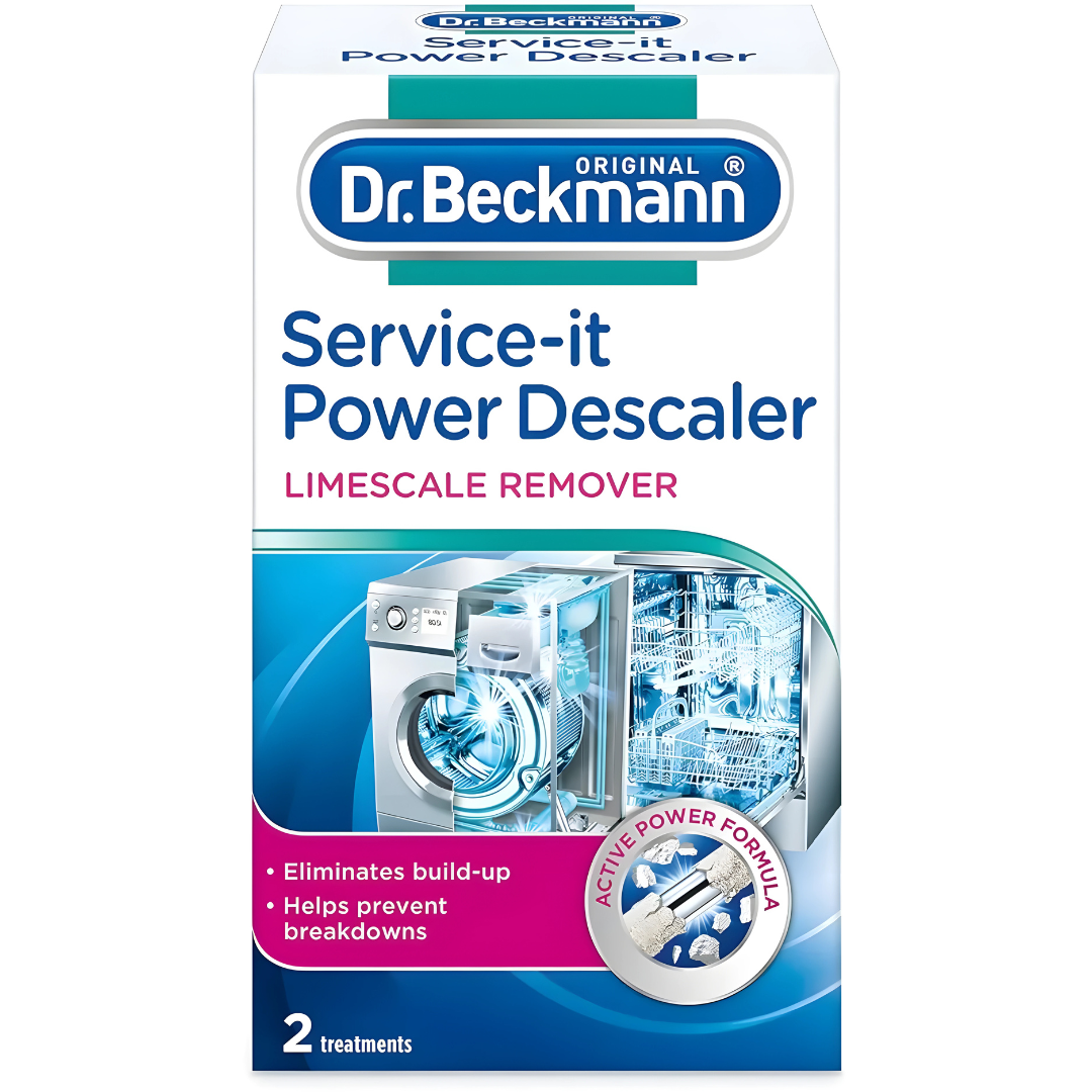 Dr. Beckmann Service-it Power Descaler 2x50g limescale remover for washing machines and dishwashers – UK-made, Beirut Lebanon