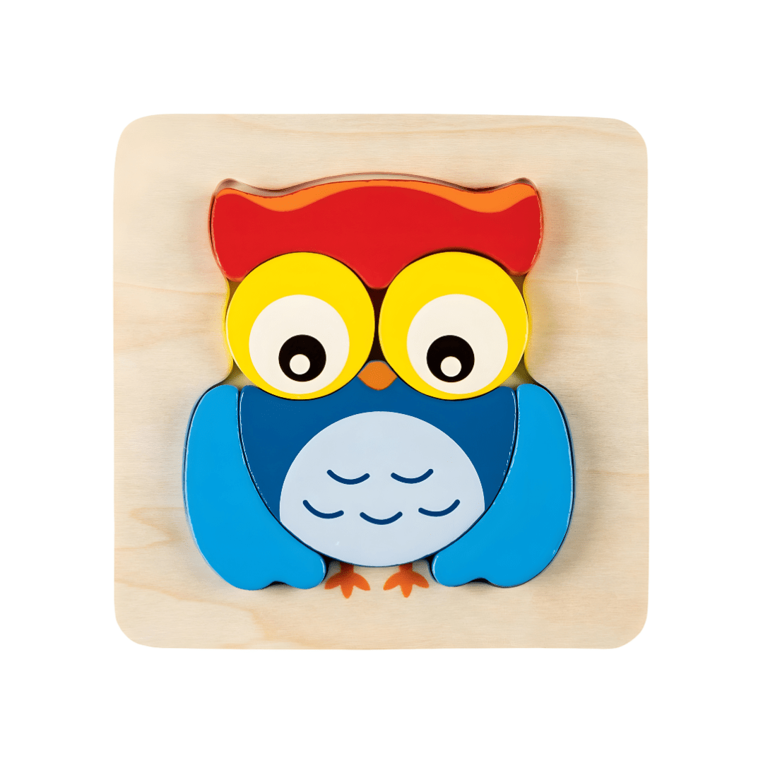 Playtive Wooden 2D Puzzle – Premium colorful shape sorting toy for kids (1+ years), durable and educational, available in Beirut Lebanon.