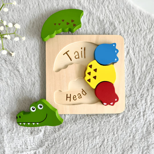 Playtive Wooden 2D Puzzle – Premium colorful shape sorting toy for kids (1+ years), durable and educational, available in Beirut Lebanon.