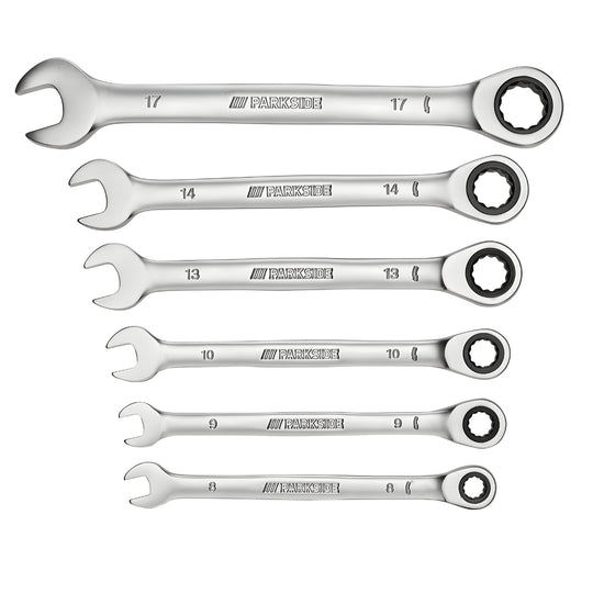 PARKSIDE 6-piece ratchet wrench set with wall-mount holder – Beirut Lebanon