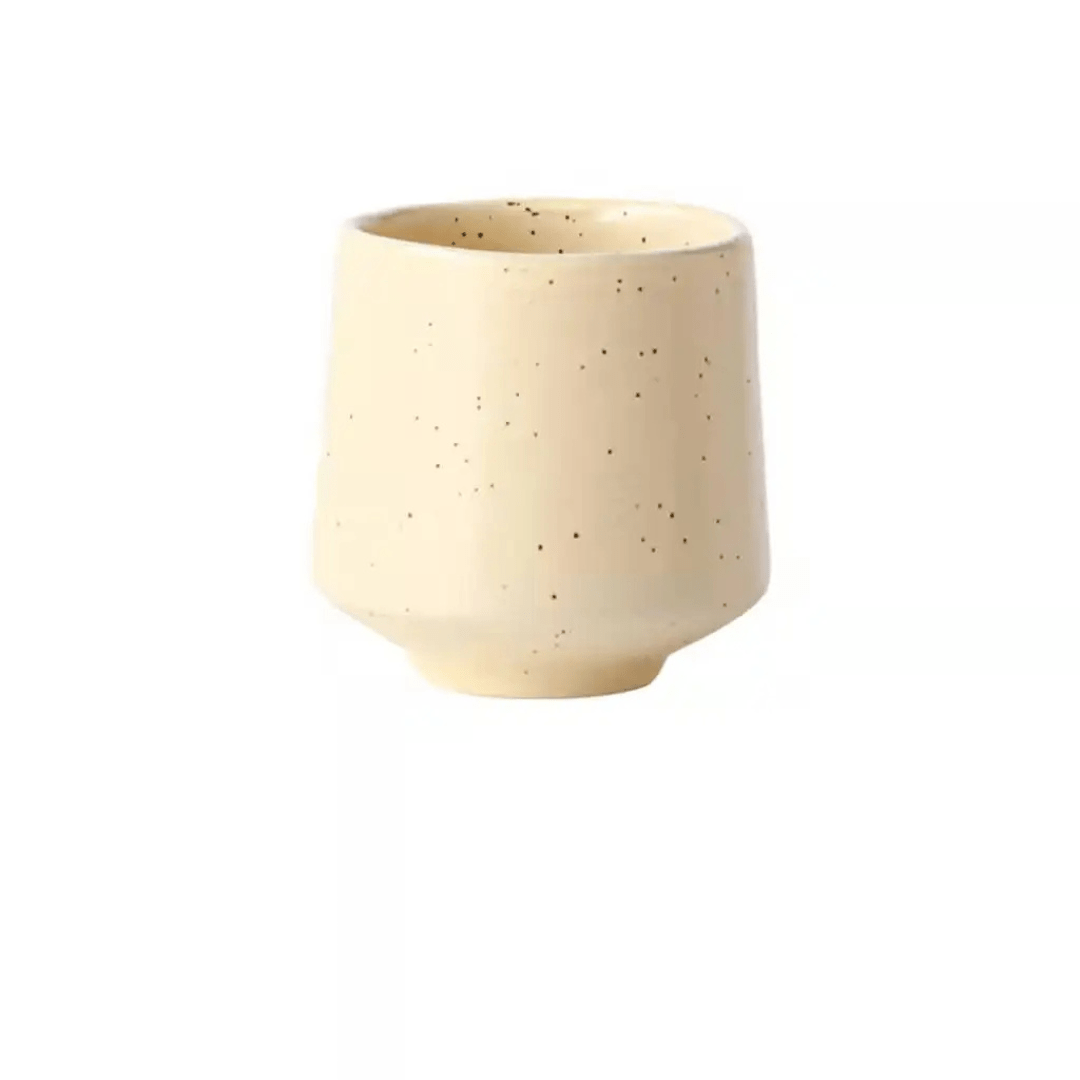 Japanese ceramic tea cups 200ml with unique reactive glaze, durable and safe for tea, coffee, or sake – available in Beirut Lebanon.
