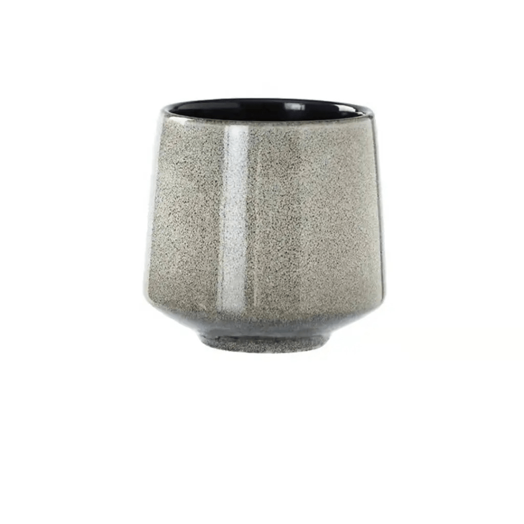 Japanese ceramic tea cups 200ml with unique reactive glaze, durable and safe for tea, coffee, or sake – available in Beirut Lebanon.