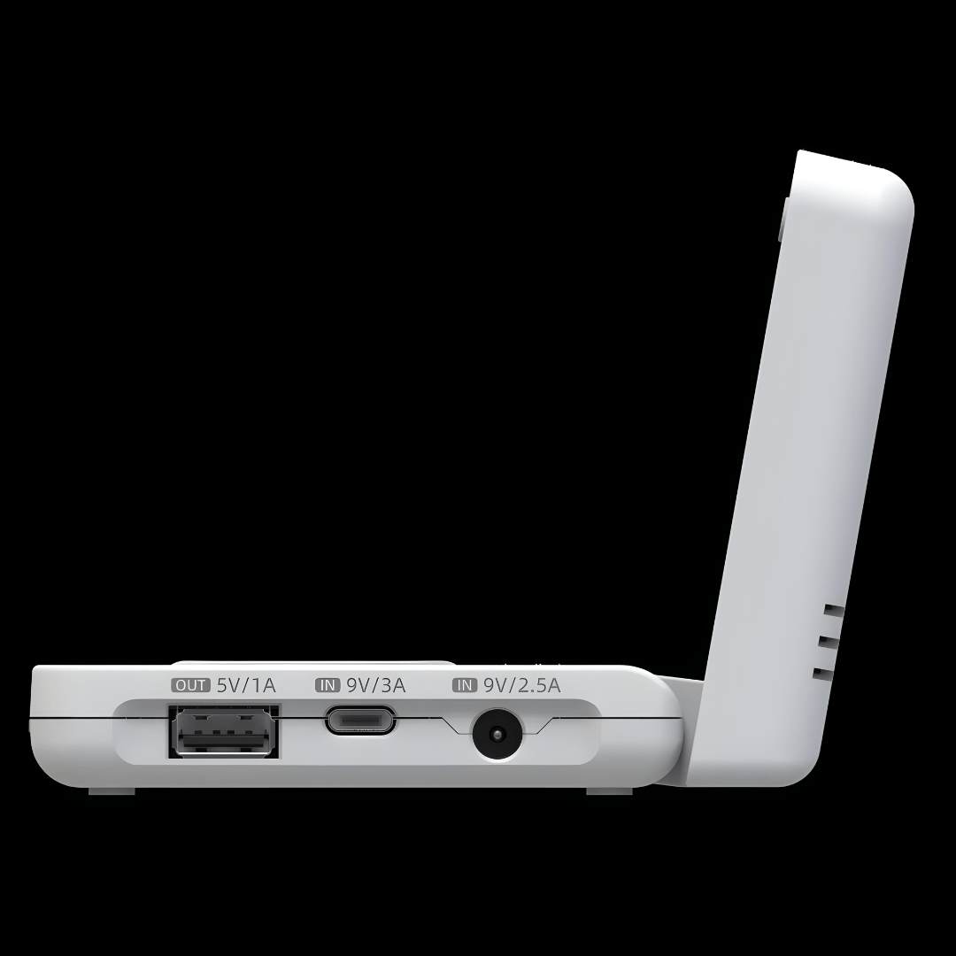 Digital alarm clock with Qi® wireless charging station, LCD display, snooze, USB output, 10W fast charge – available in Beirut Lebanon.