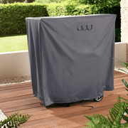 LIVARNO premium grill cover, waterproof tear-resistant polyester with PVC coating, UV-stable, 126×112×55 cm.