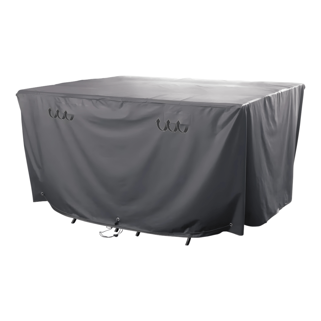LIVARNO premium garden furniture cover, waterproof polyester with PVC coating, UV-stable and durable, 200×160×90 cm.