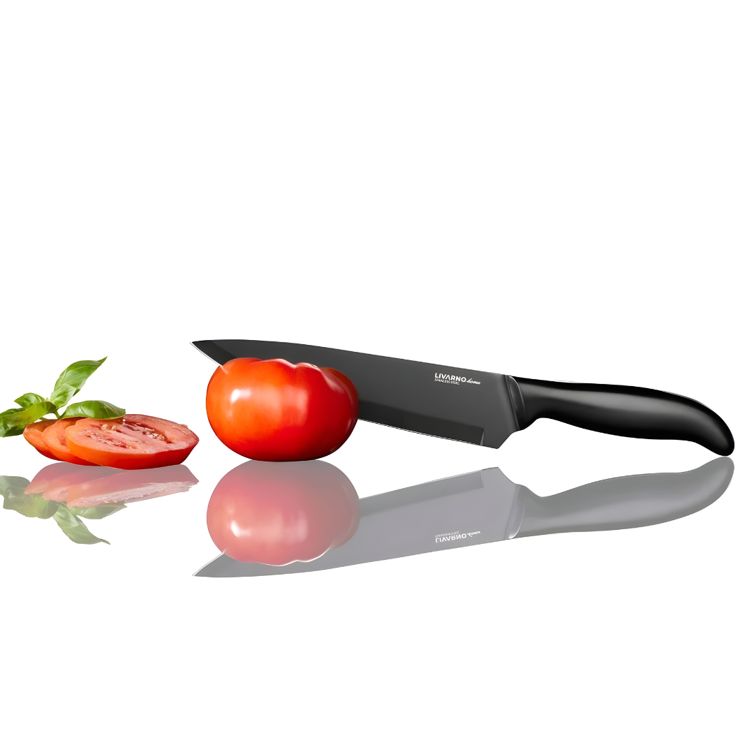 LIVARNO chef’s knife with 19 cm non-stick stainless steel blade, ergonomic handle, available in Beirut Lebanon
