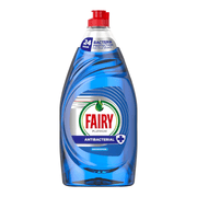 Fairy Antibacterial eucalyptus dishwashing liquid 520ml UK made bottle with 24-hour sponge bacteria protection, available in Beirut Lebanon.