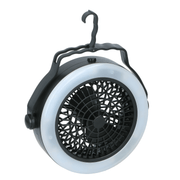 Grundig 2-in-1 Portable Camping Fan with LED Lantern – Open Box (New)