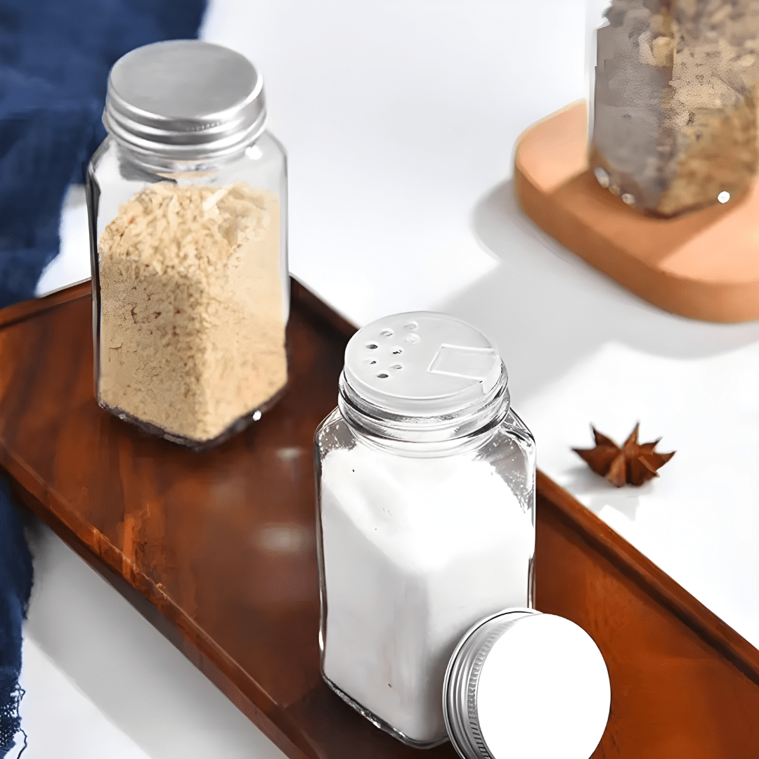 120ml Kitchen Spice Jar Glass Seasoning Container with Shaker Lid for Herbs, Salt, and Spices – Beirut Lebanon