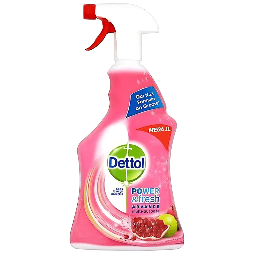 Dettol Anti-Bacterial Multi-Purpose Cleaner 1L – Lemon & Lime or Pomegranate & Lime – UK Made, kills 99.9% of bacteria, available in Lebanon Beirut