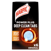 Harpic Power Plus Deep Clean Toilet Tabs – 6 Pack, EU Made
